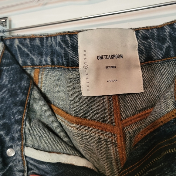 NWT One Teaspoon Streetwalker Memphis High-waist Jeans Ladies S26 - Picture 6 of 11